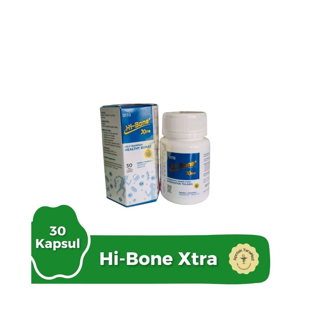Hi-Bone Xtra 30 Kaplet - Suplemen Kesehatan Tulang