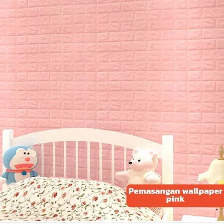 Wallpaper Dinding Foam 3d /Stiker Dinding 3d Wall Sticker Dekorasi Dinding