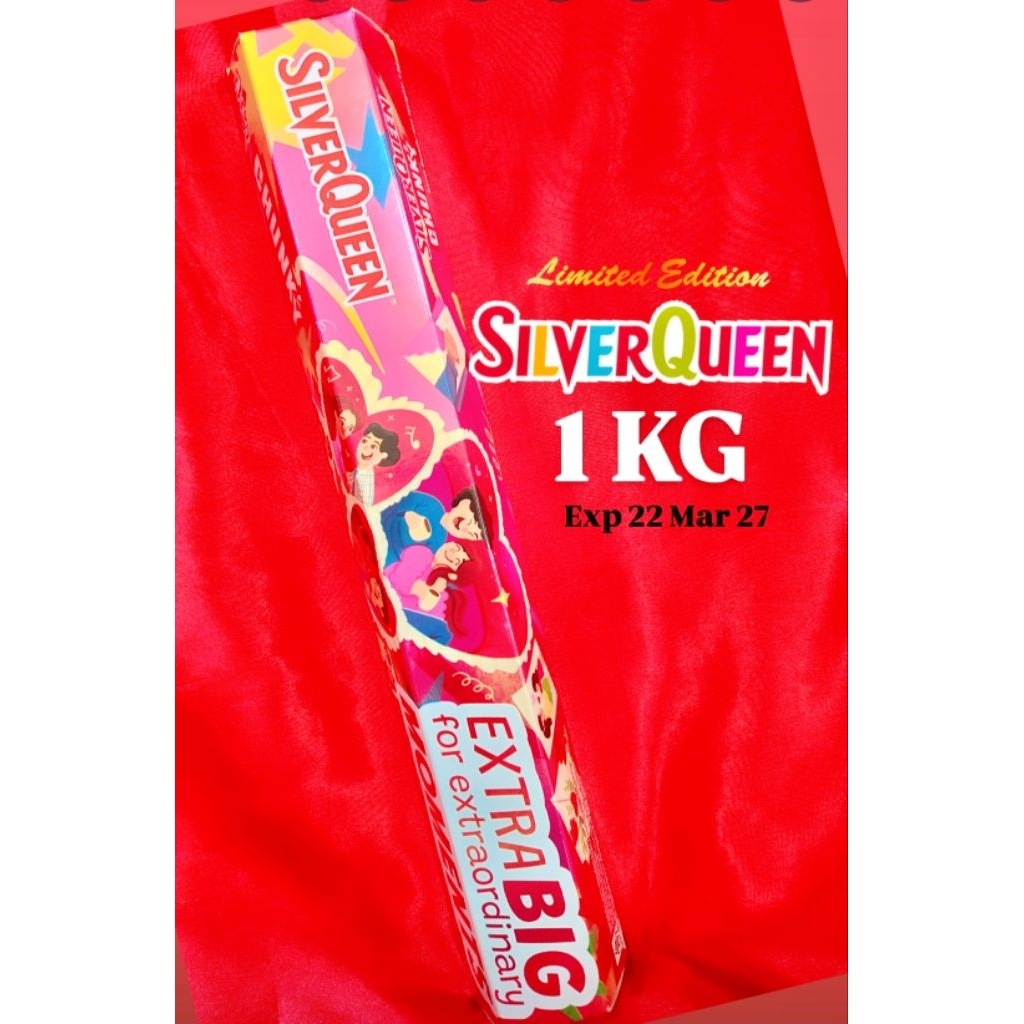 SilverQueen King 1 Kg Coklat Silver Queen 1Kg Limited Edition Special Valentine Gift Kado