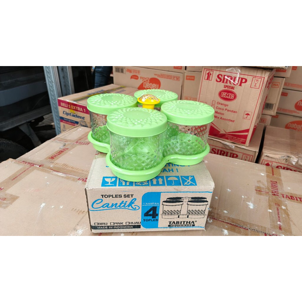 TOPLES CANTIK 4 DAUN // TOPLES PLASTIK LEBARAN HARI RAYA