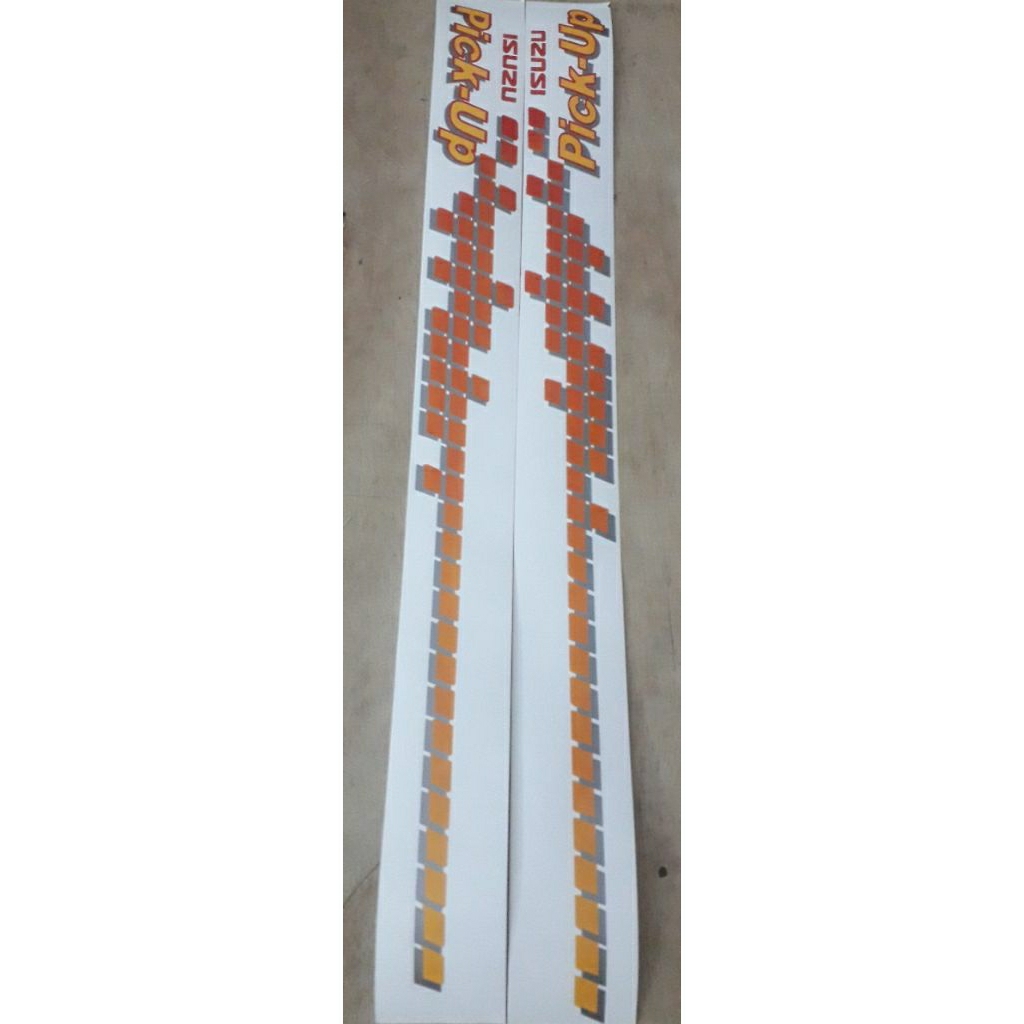 Stiker body Isuzu panther pick up/ Sticker mobil Panther pick up/stiker panther pick up isuzu pickup