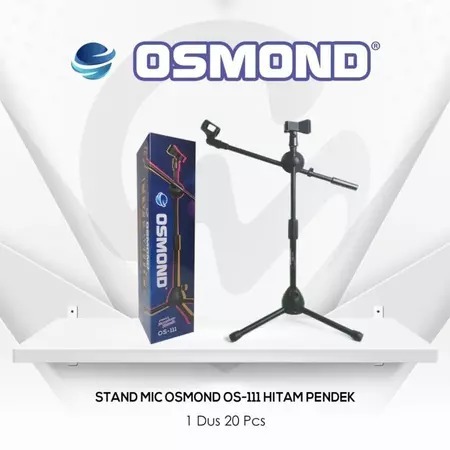 STAND MIC PENDEK OSMOND OS-111 STAND MICROPHONE MEJA TRIPOD MIC