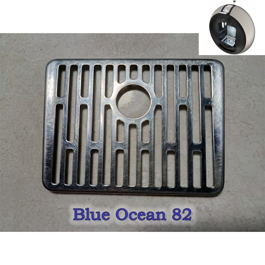 Original Cover Drip Tray Stainless Steel Circolo -  Spare Part Nescafe Dolce Gusto - Penampung Tetes