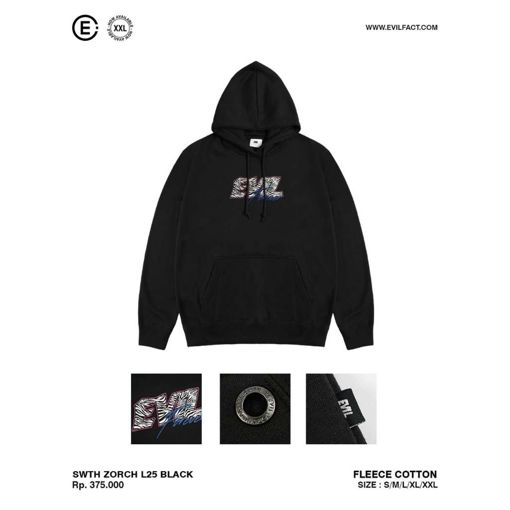 EVIL ARMY HOODIE - SWTH ZORCH L25 BLACK