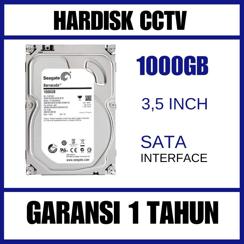 HARDISK 1TB UNTUK CCTV