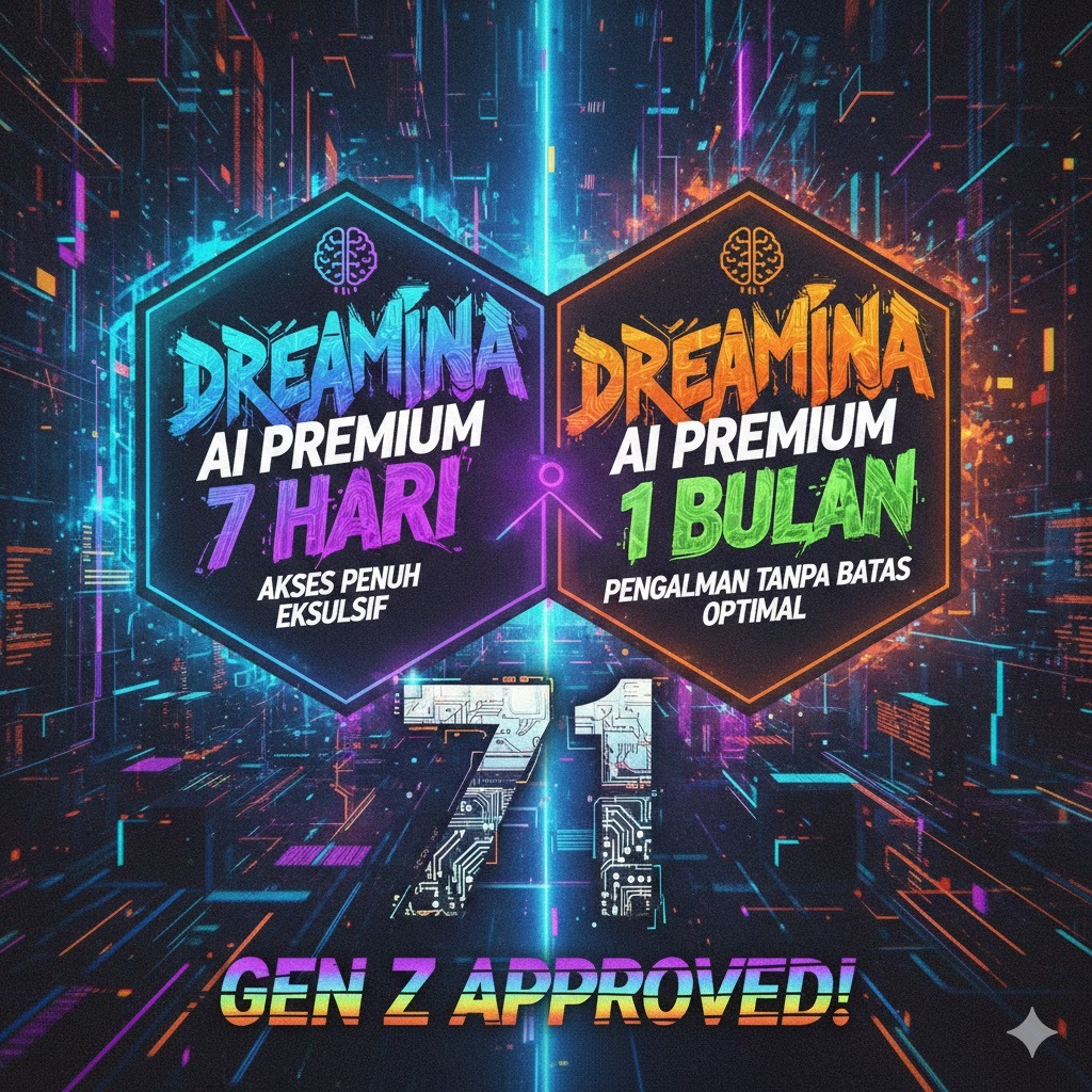 Dreamina AI Premium Access ||| 7 Hari – 1 Bulan