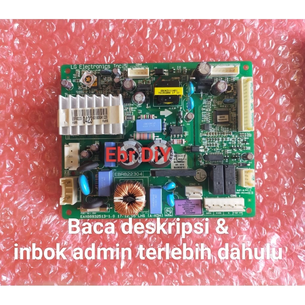 0423  Ebr822304  Ebr8223 0423  Modul kulkas lg 2 pintu  Modul 2 pintu lg inverter  Modul lg 2 pintu 
