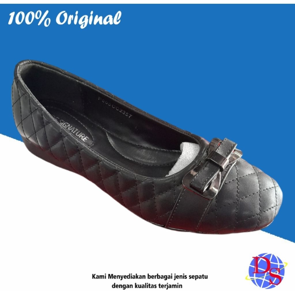 Sepatu Pantofel Wanita Inside Signature CC 2357 Hitam Sepatu Wanita