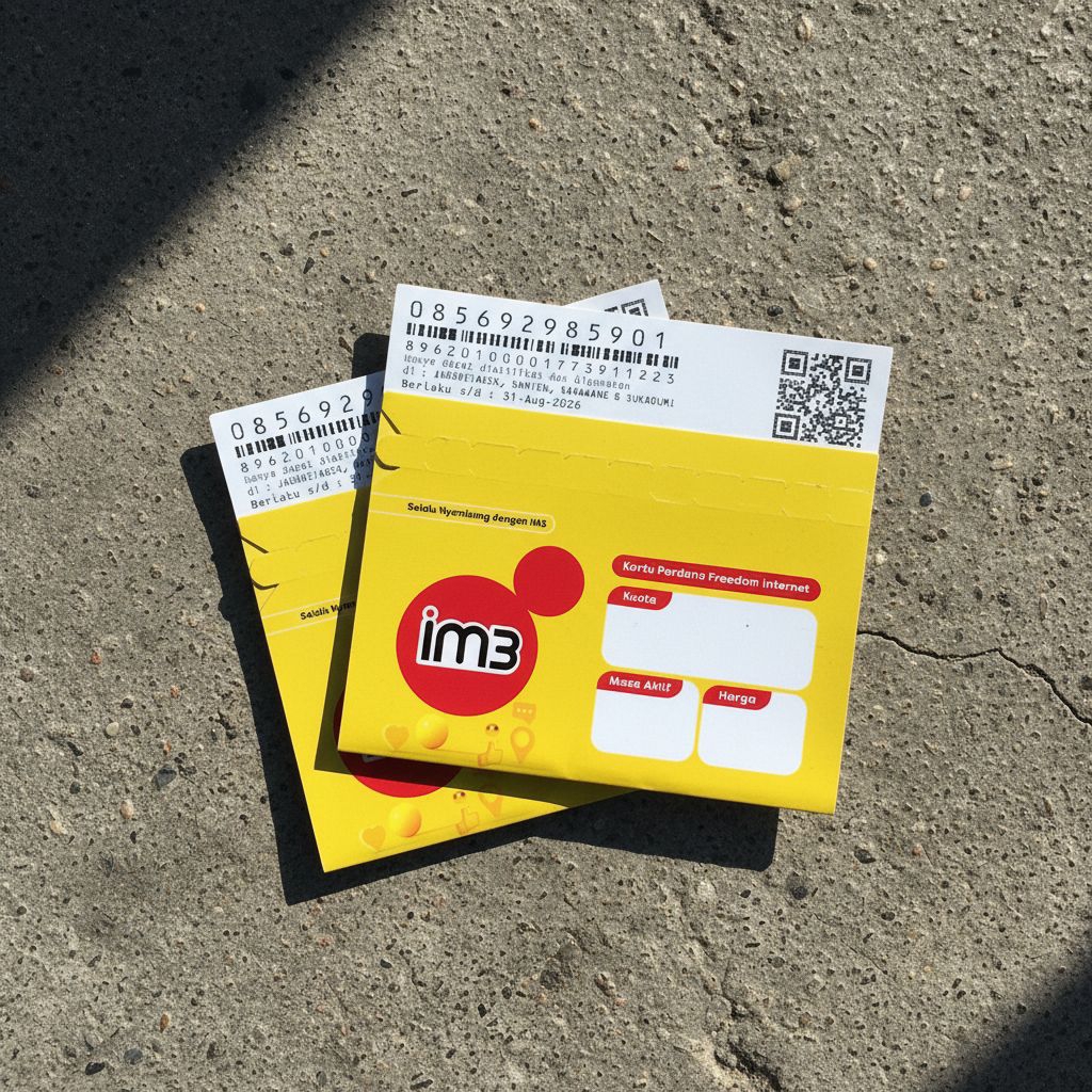 KARTU PERDANA KUOTA INDOSAT 3GB/1GB/ 0K NASIONAL IM3 ISAT PAKET DATA INTERNET
