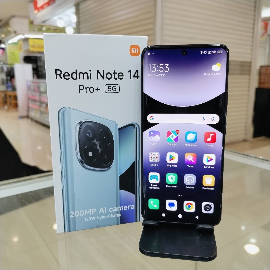XIAOMI REDMI NOTE 14 PRO+ 5G 8/256GB XIAOMI REDMI NOTE 14PRO + 5G 8/256GB SECOND BEKAS GARANSI PANJA