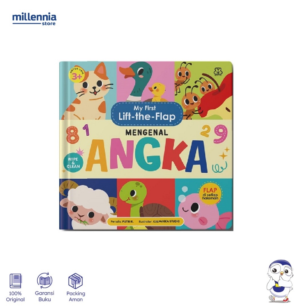 My First Book: My First Lift-The-Flap Mengenal Angka (Boardbook)
