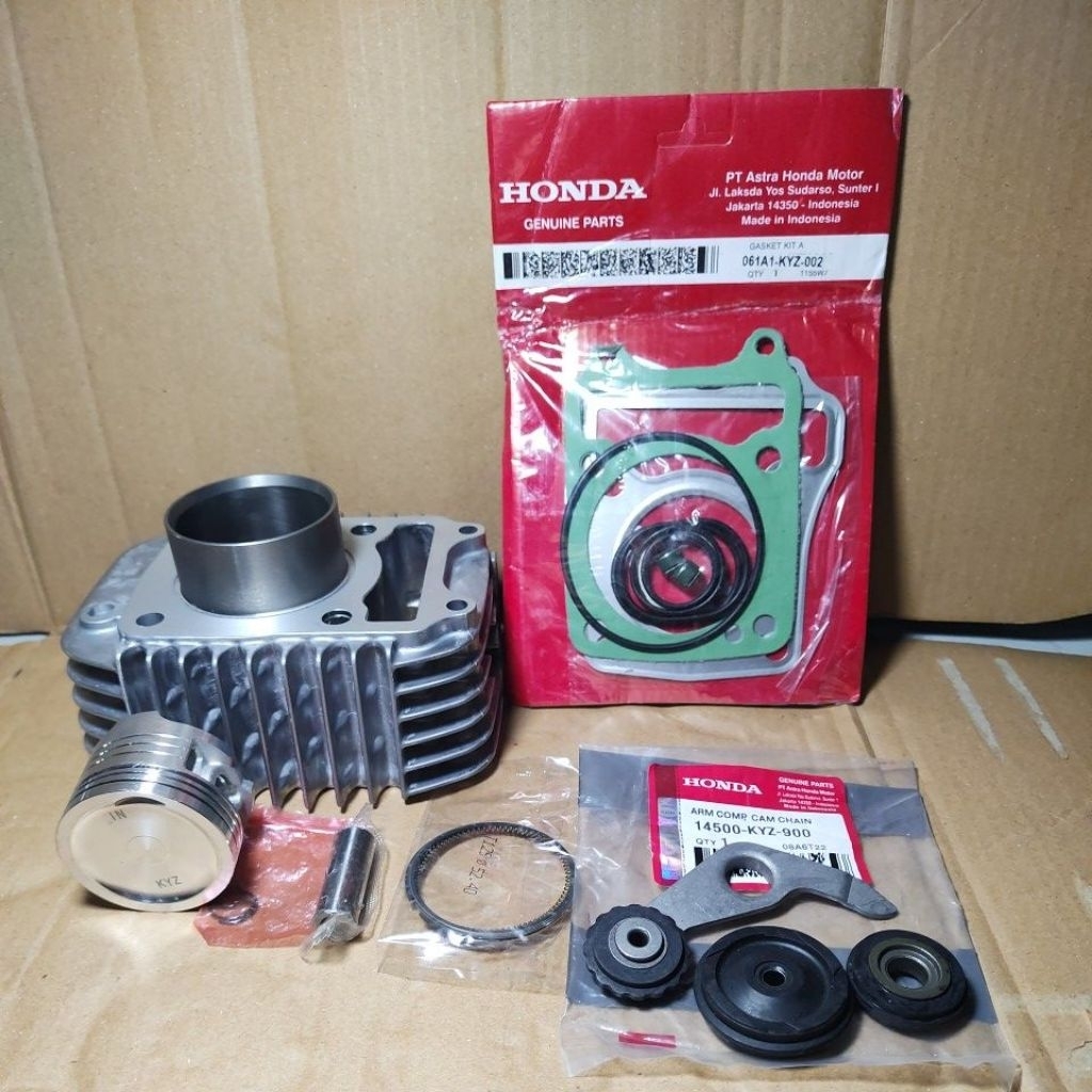 12100-KYZ-710 Paket BLOK MESIN KYZ + ARM COMP + top set KYZ HONDA Supra X 125 Injeksi Helm in / Blad
