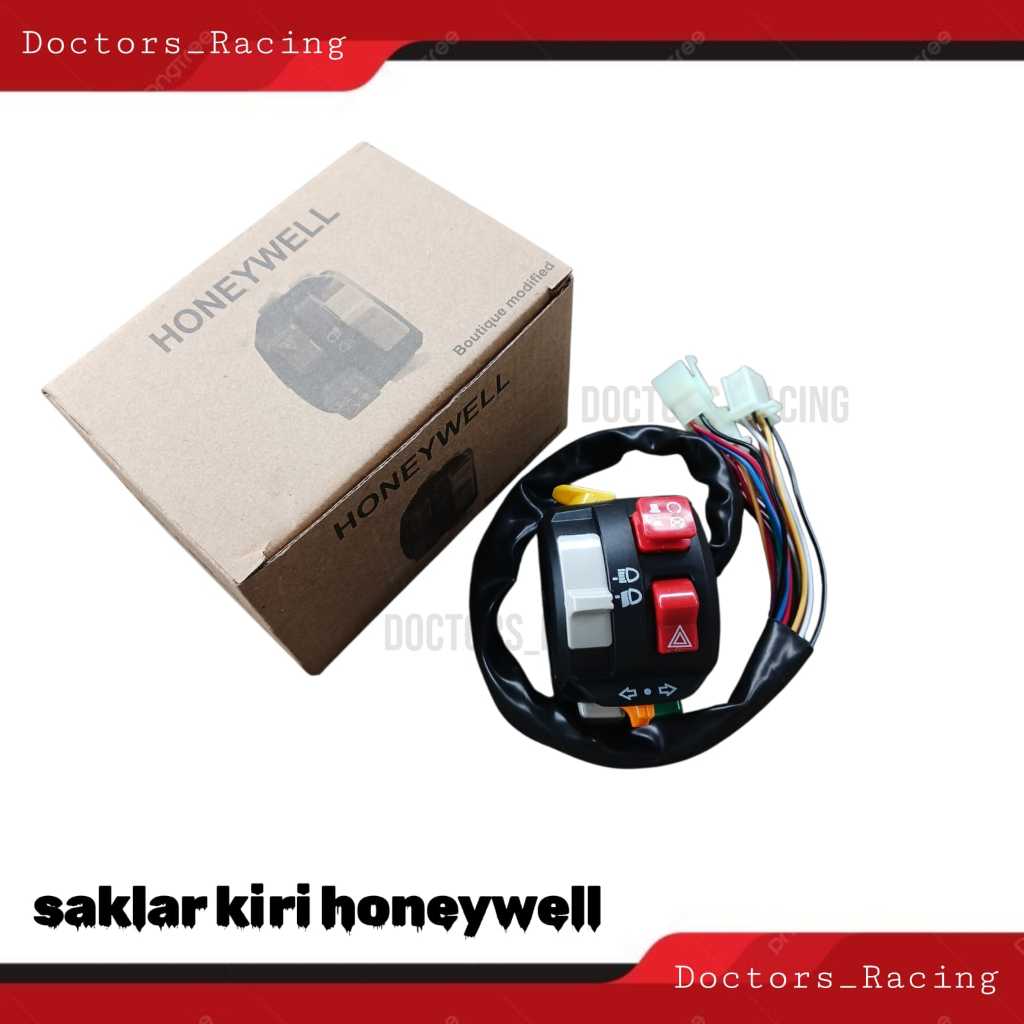Saklar Biled Saklar Kiri Honeywell Tombol Hazard Saklar LAMPU Motor Universal Holder Saklar Kiri Hon