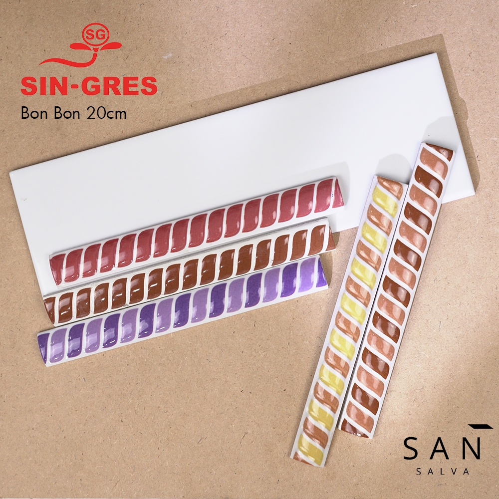 Bon-Bon Double Ulir - List Keramik Granite Kuku Macan 20cm