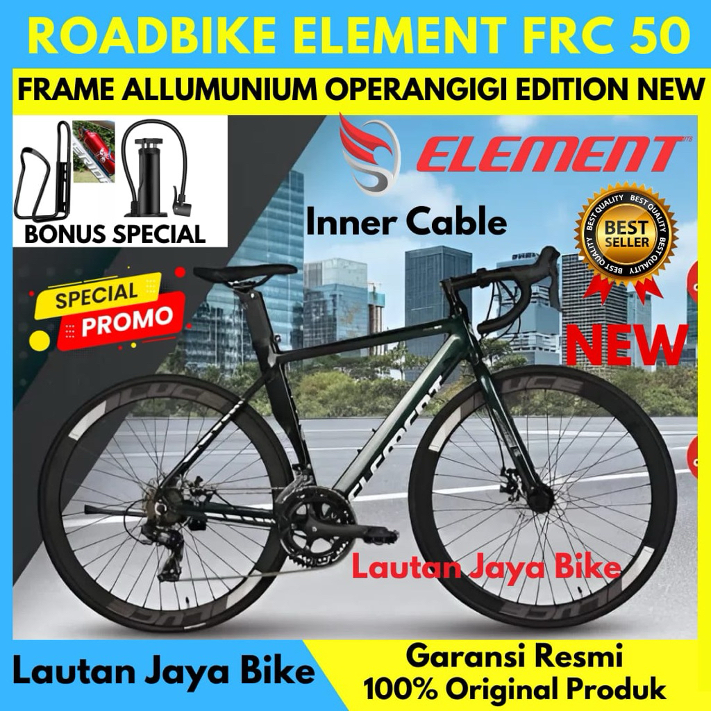 Sepeda Roadbike Element FRC 38/FRC 50 Model Terbaru Sepeda Balap 700c