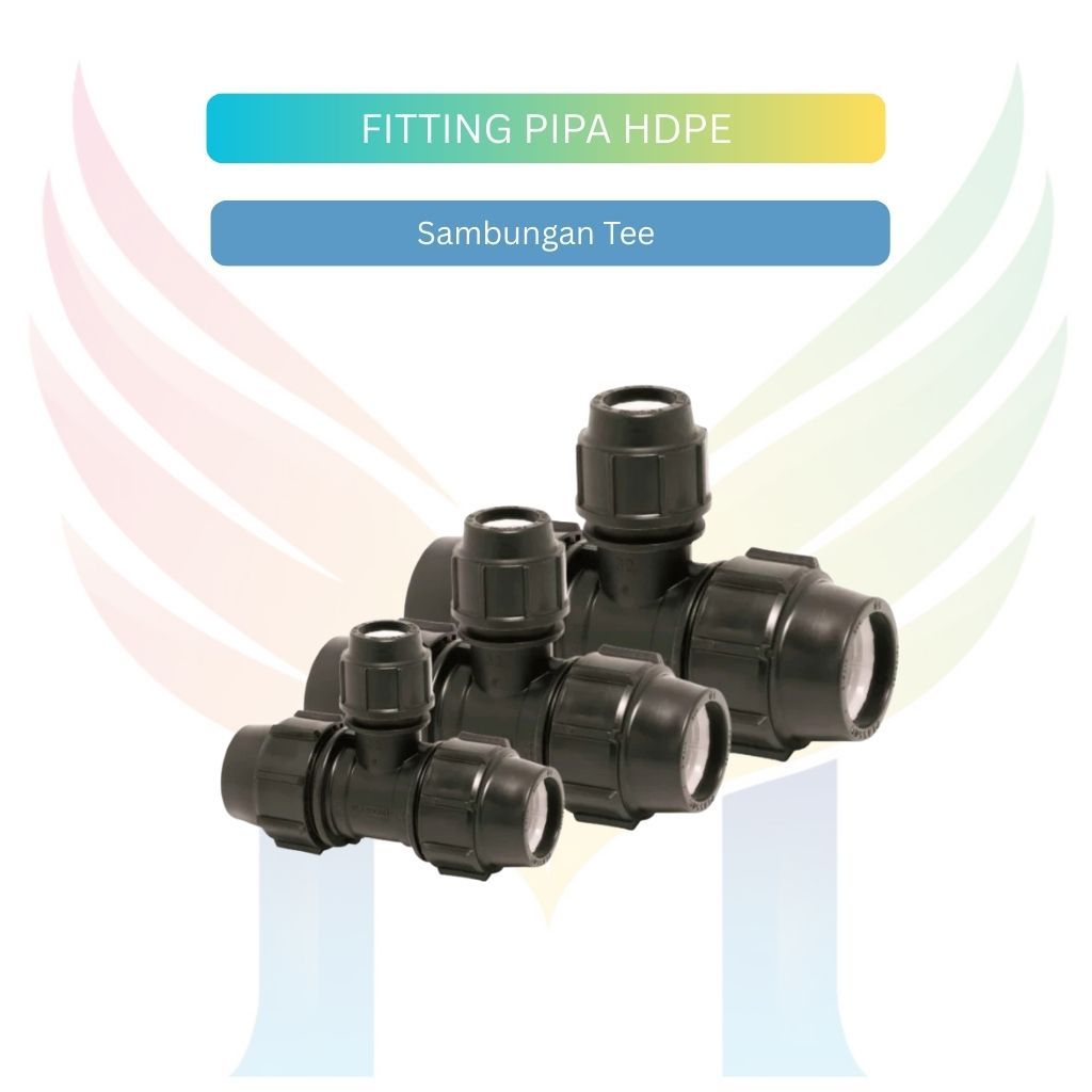 EQUAL TEE HDPE 3 Inch Sambungan TEE Pipa HDPE 3'' Inch