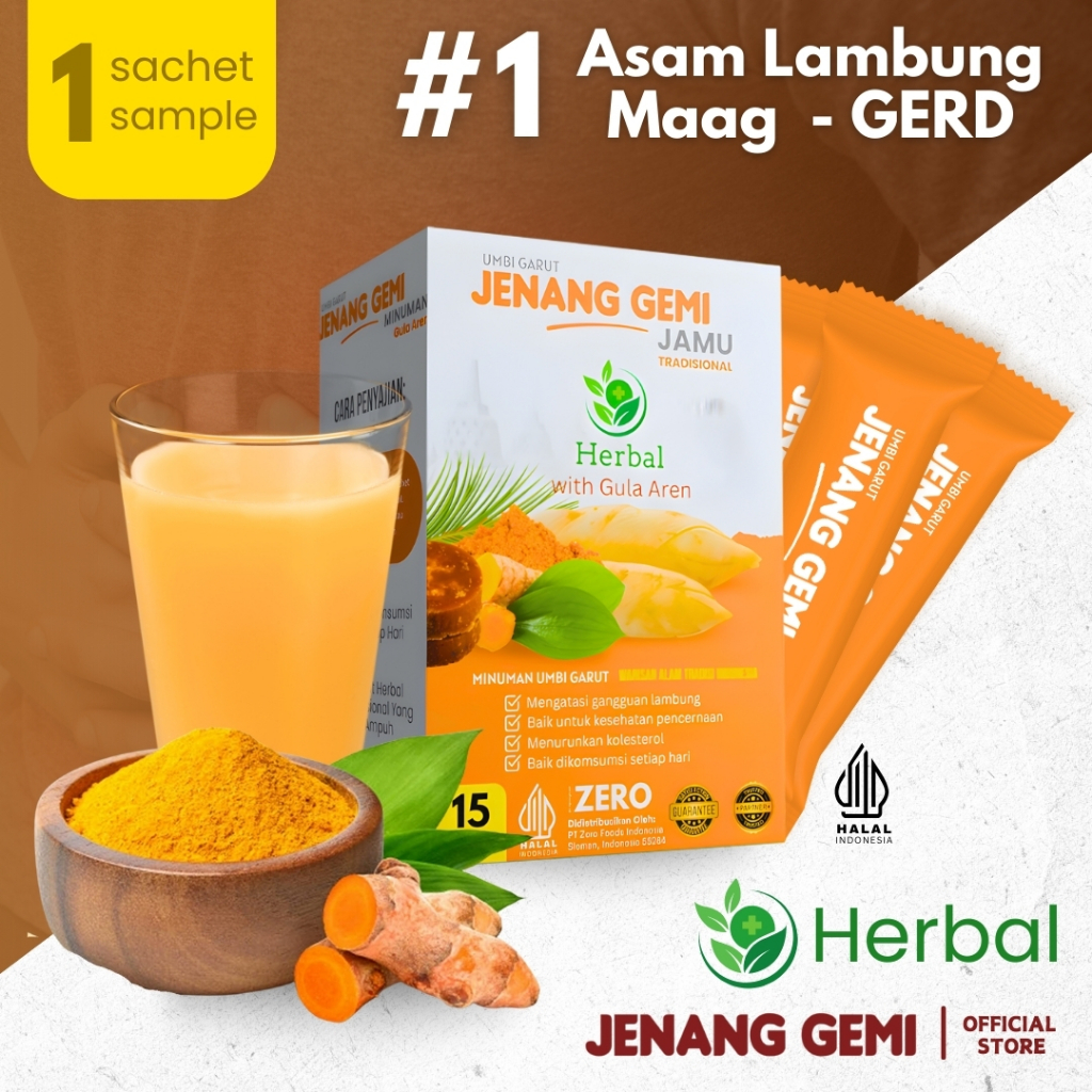 Jenang Gemi Jamu Sample Sachet Free Gift