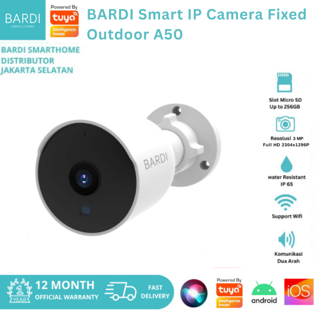 BARDI Smart IP Camera Fixed Outdoor A50 IP Camera Outdoor Static