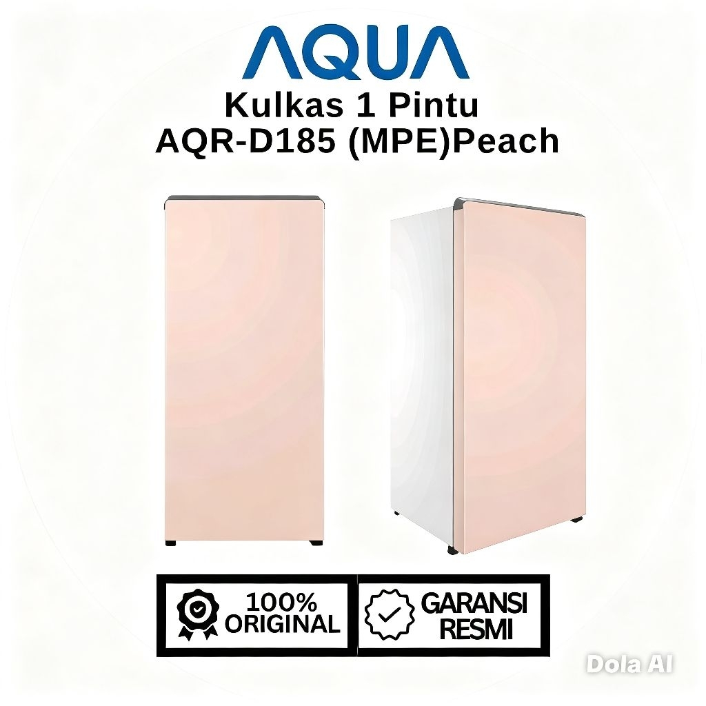 Aqua Kulkas/Lemari Es 1 pintu 145 Liter AQR D185 MBE