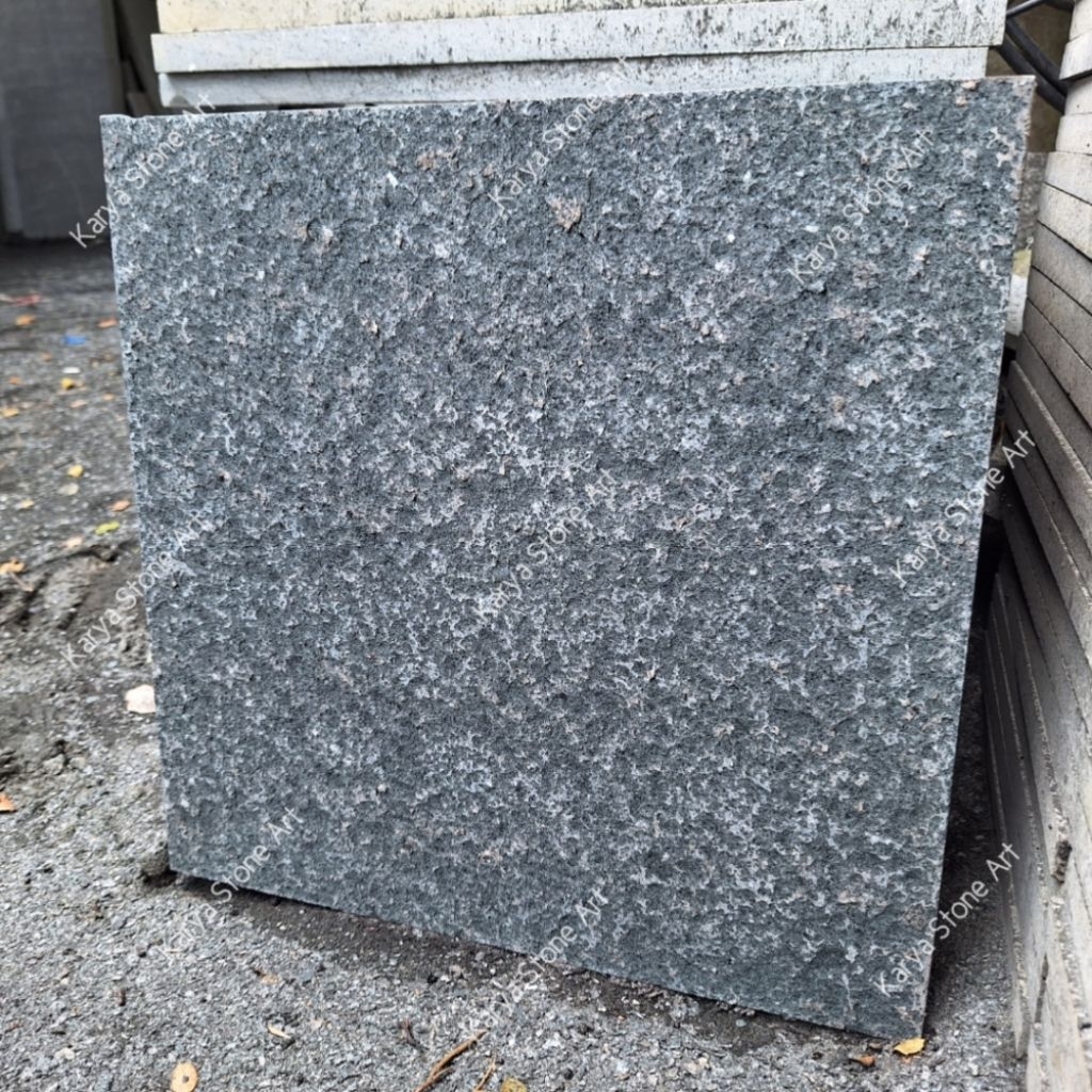 Batu Alam Andesit 60x60x3 Bakar | Bayu Andesit Bakar 60x60x3 | Batu Andesit Hitam Bakar | Batu Stepp