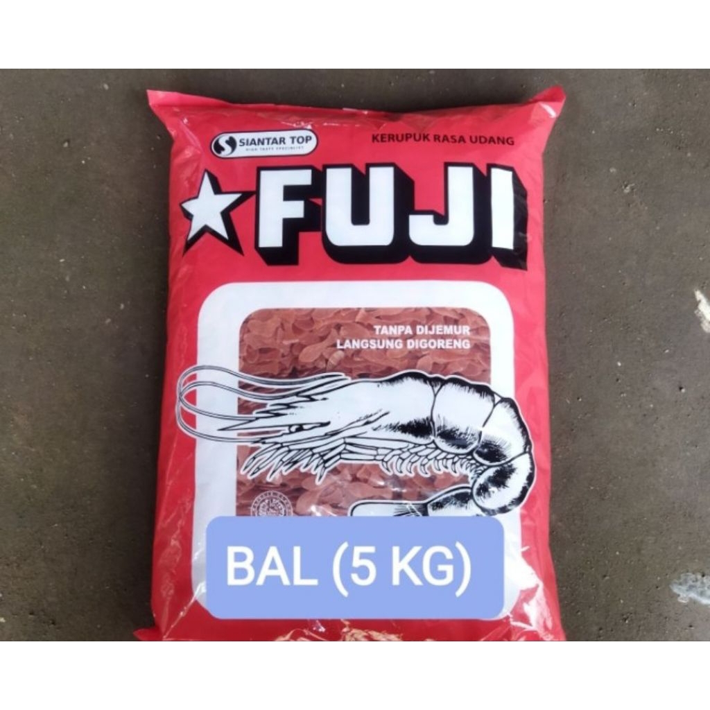 krupuk ikan 5kg fuji opak iwak 5kg