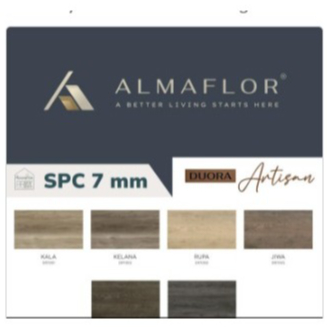 Lantai SPC ALMAFLOR 7 mm Duora Artisan