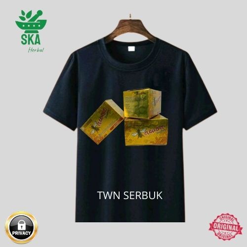 KAOS HITAM  OVERSIZE TSHIRT MOTIF TWN SERBK ORIGINAL