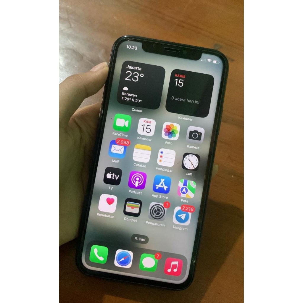 HP IPHONE X SECOND INTER 256GB ALL OPERATOR