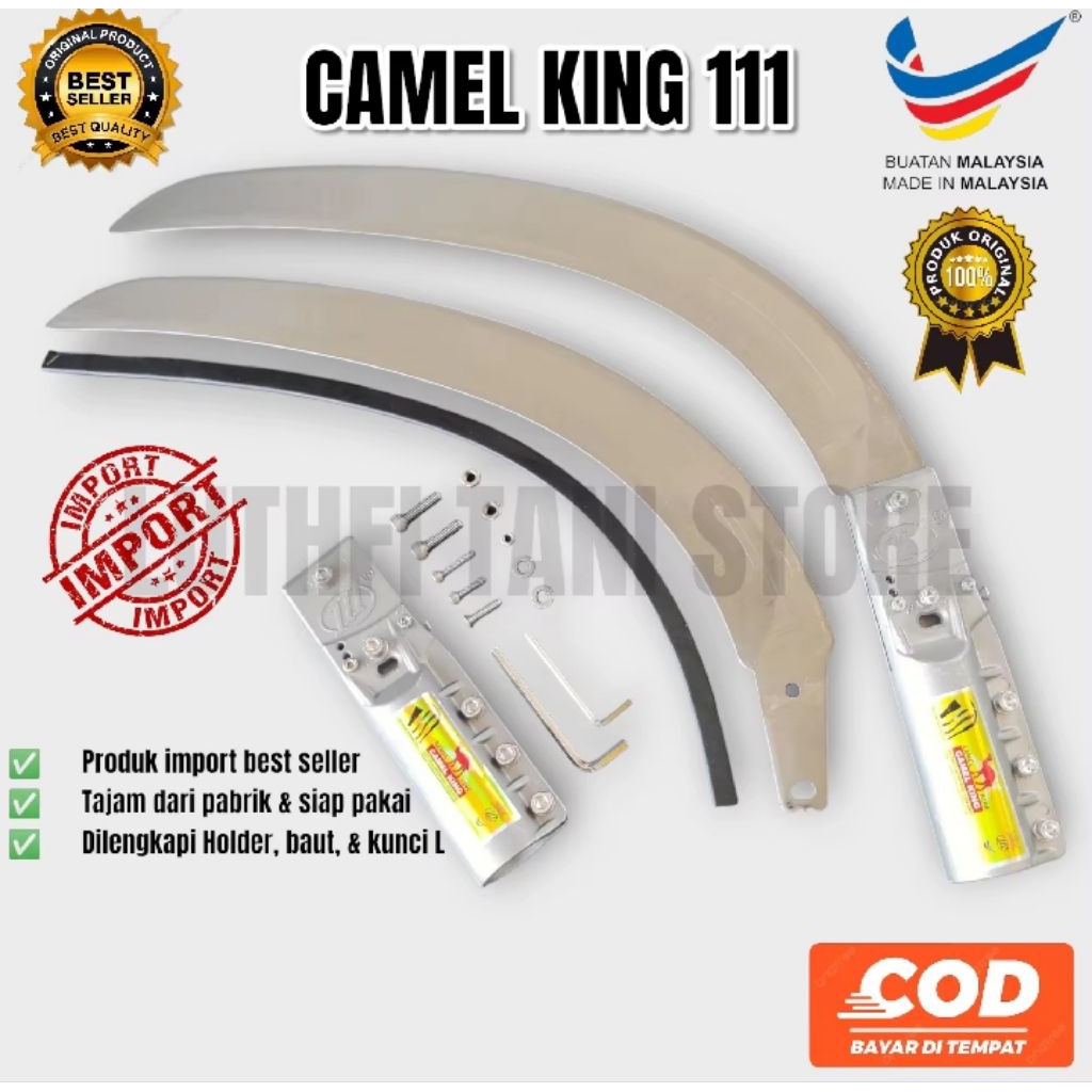 EGREK CAMEL KING STAR111 YANG ORIGINAL PASTI MAHAL BOSKU  MALAYSIA SUPER TAJAM TANPA ASAH SIAP PAKAI