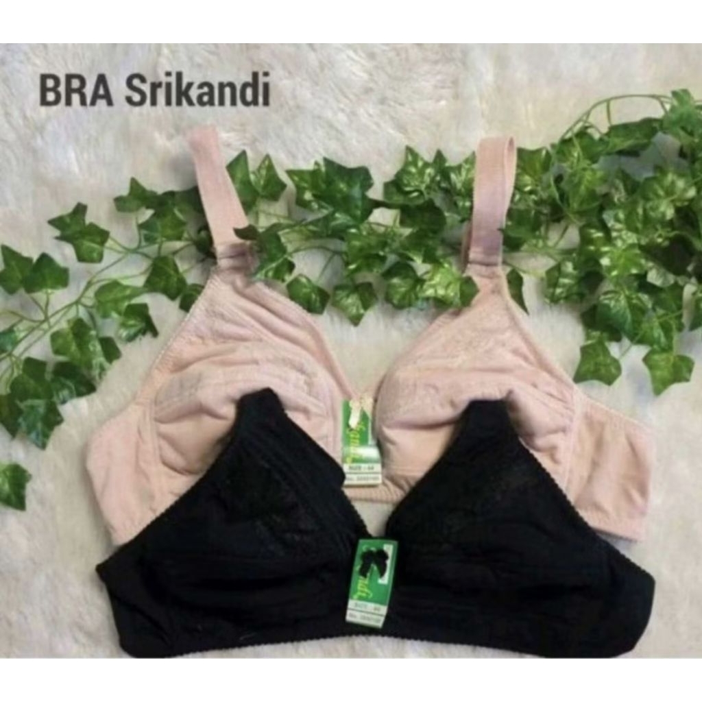 Paket Isi 2pcs Bh Srikandi Cup Tali Besar/Bh Ibu Ibu Tanpa Busa Tanpa Kawat