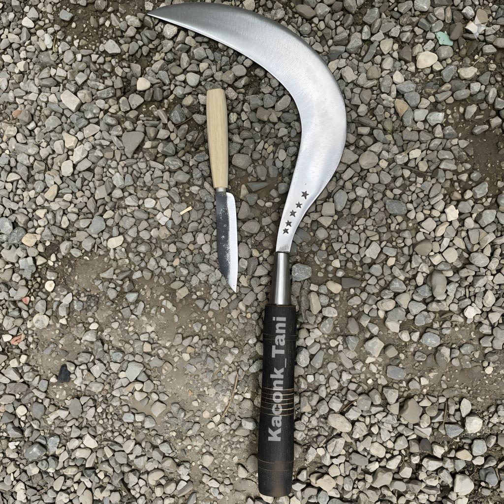 Sabit Rumput Padi Rambanan Asli baja Bintang 5 madura