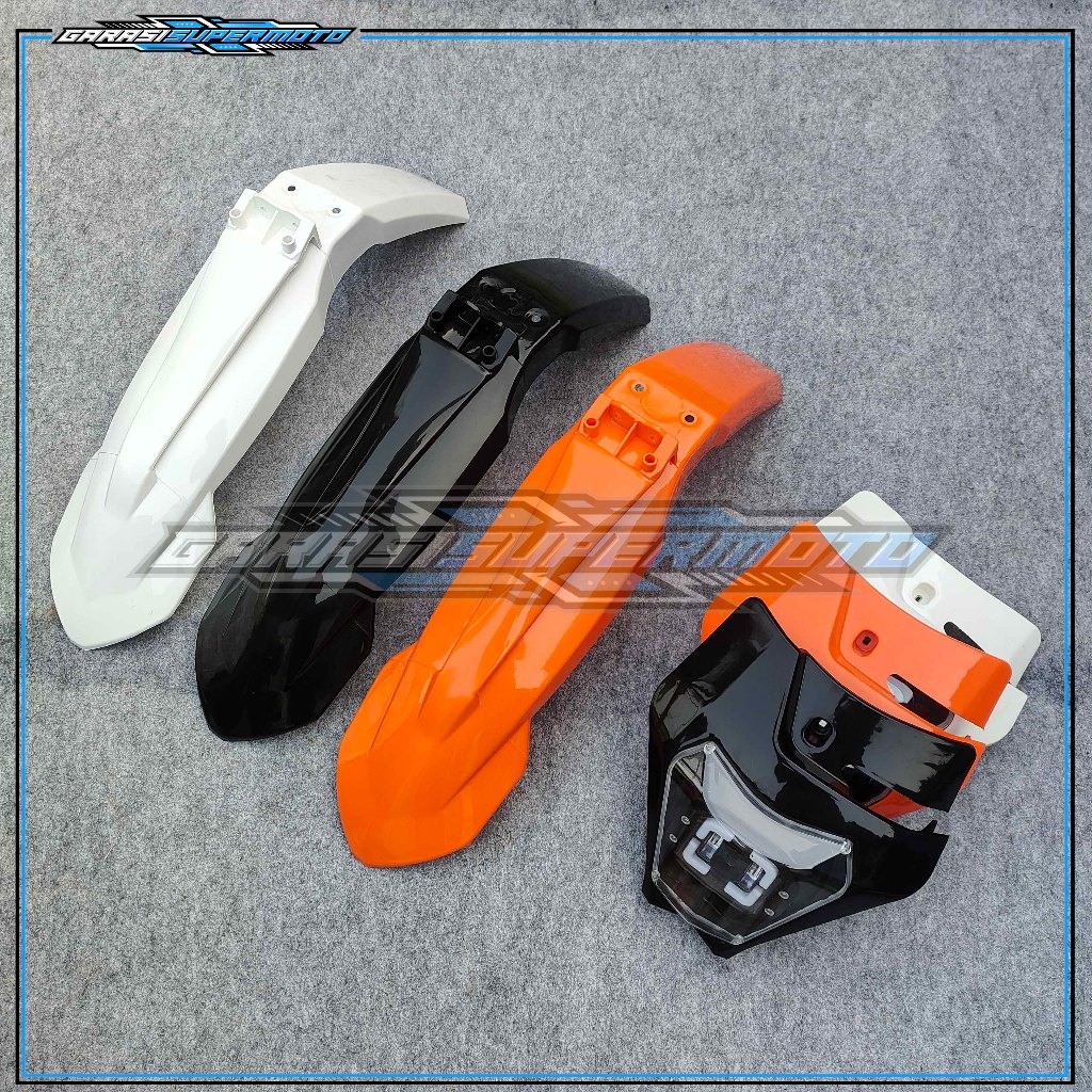 Spakbor Depan set Headlamp KTM 250 Daymaker Slebor Depan dan Lampu Daymaker ktm250 2017