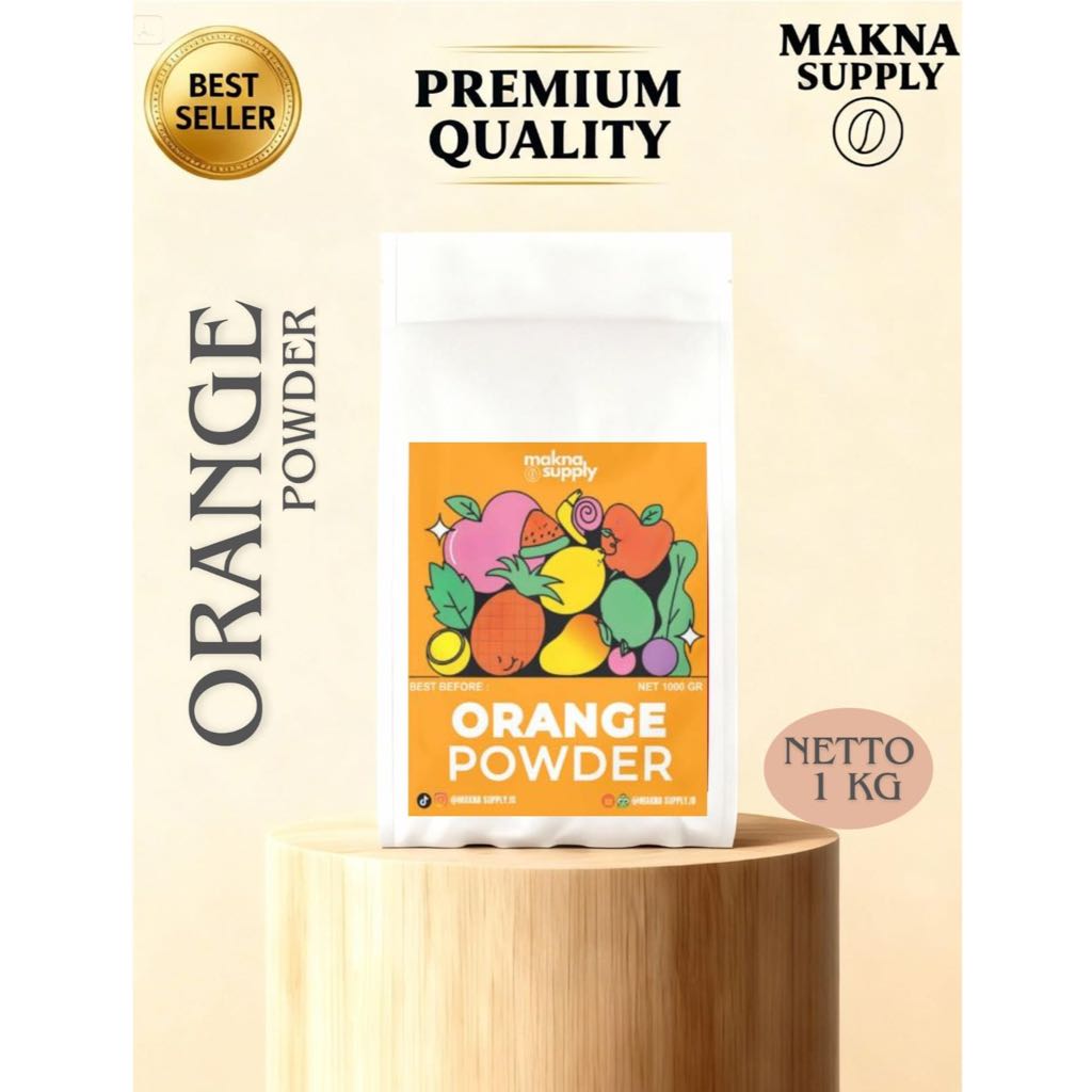 Orange Powder - Makna Supply | Powder Bubuk Rasa Orange Has