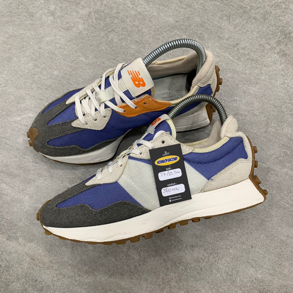 New Balance 327 White Blue