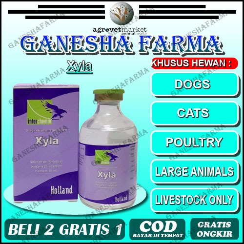 Xyla Interchemie Holland Untuk Hewan Ternak Isi 50ml