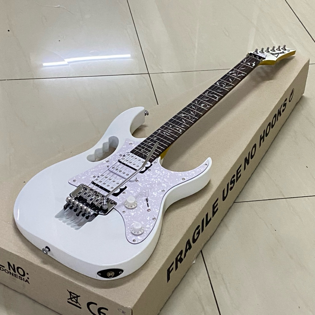 Gitar Elektrik Costume Ibanez jem flower MII Tremolo updown Fyldrose