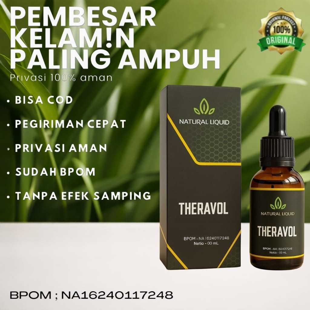 THERAVOL Natural Liquid Pembesar Kelamin Pria BPOM 100% Original