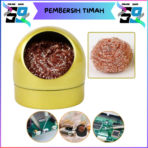Pembersih Bekas Timah Solder Kawat Tebaga Pembersih Timah Pembersih Ujung Mata Solder Timah Pembersi
