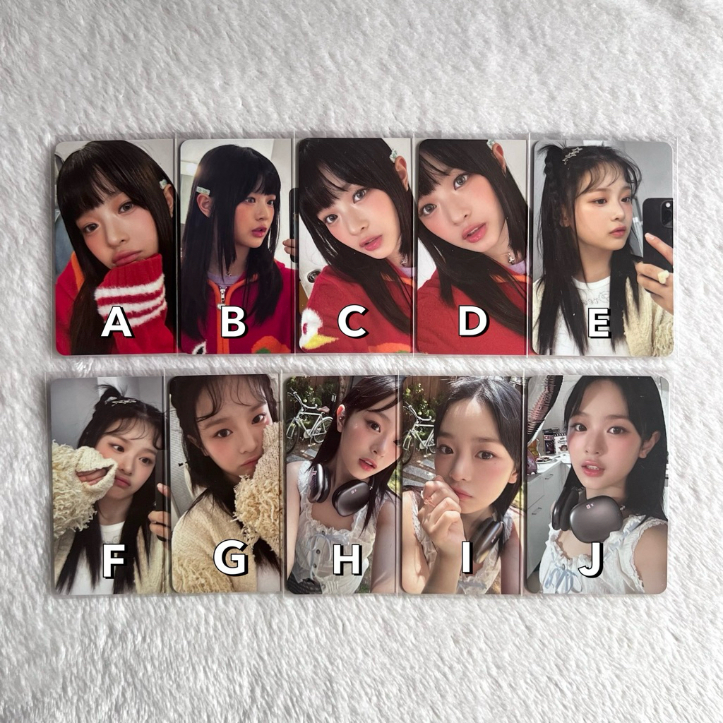 photocard hanni newjeans season greetings 2024 sg24 headphone get up weverse a pita hanpit supernatu