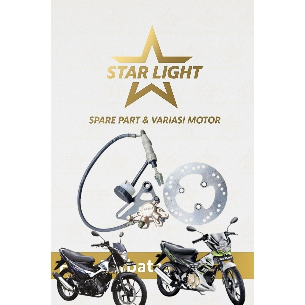 REM CAKRAM BELAKANG ASSY KOMPLIT MASTER SET SATRIA FU 150