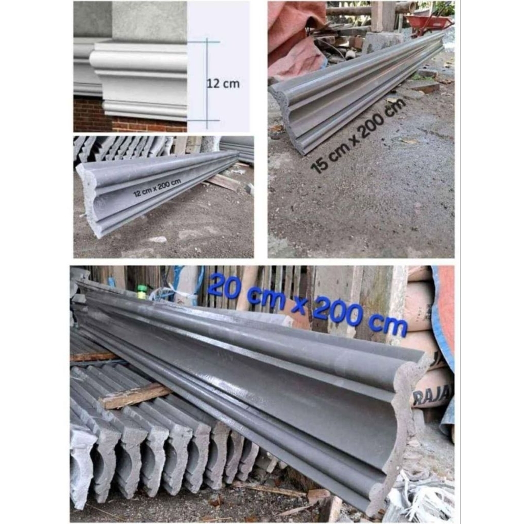 Lisplang Profil Beton List Profil Tempel Beton Profil Tempel Beton