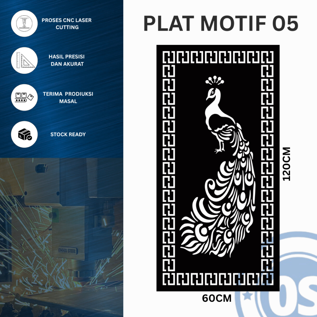 PLAT BESI PAGAR CNC CUTTING LASER PLAT MOTIF PAGAR LASER CUTTING ORNAMEN PLAT LASER KRAWANGAN PLAT