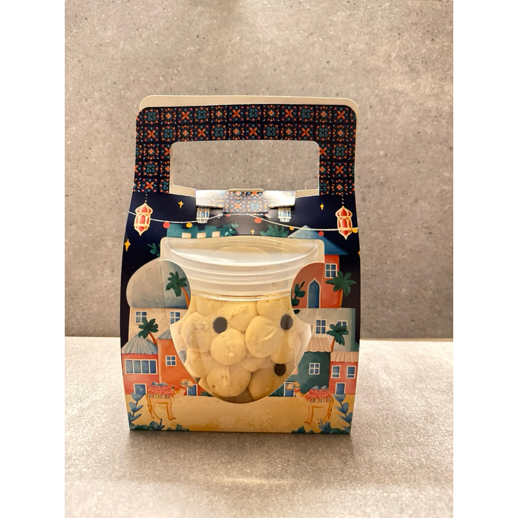 Box Lebaran toples 600ml jar hampers lebaran 2026