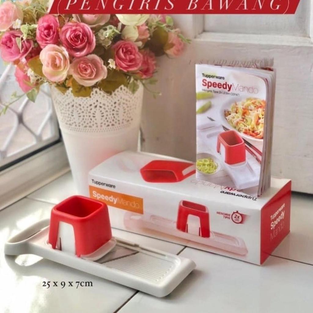BISA COD | Pengiris bawang Tupperware speedy mando - Speedy mando