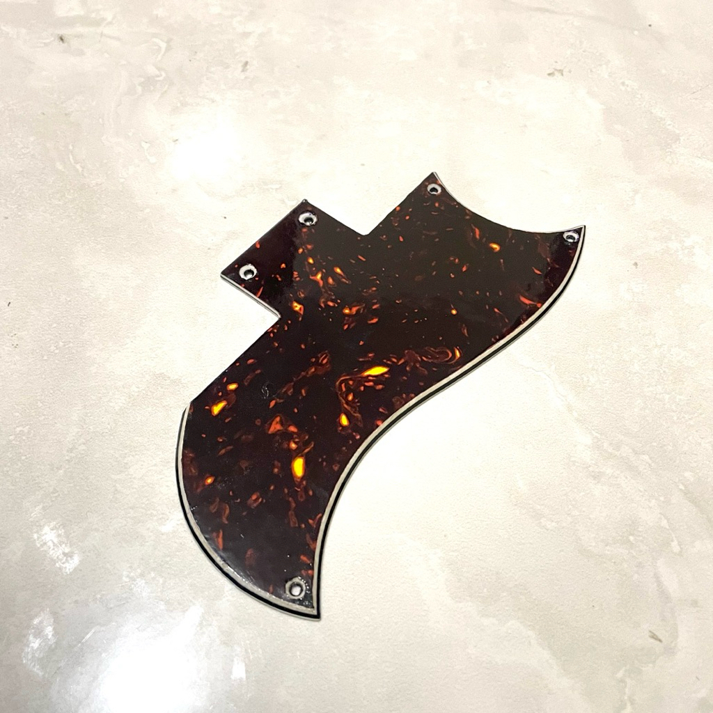 Pickguard Gibson Epiphone SG 61 Tortoise Brown 3 Ply Relic