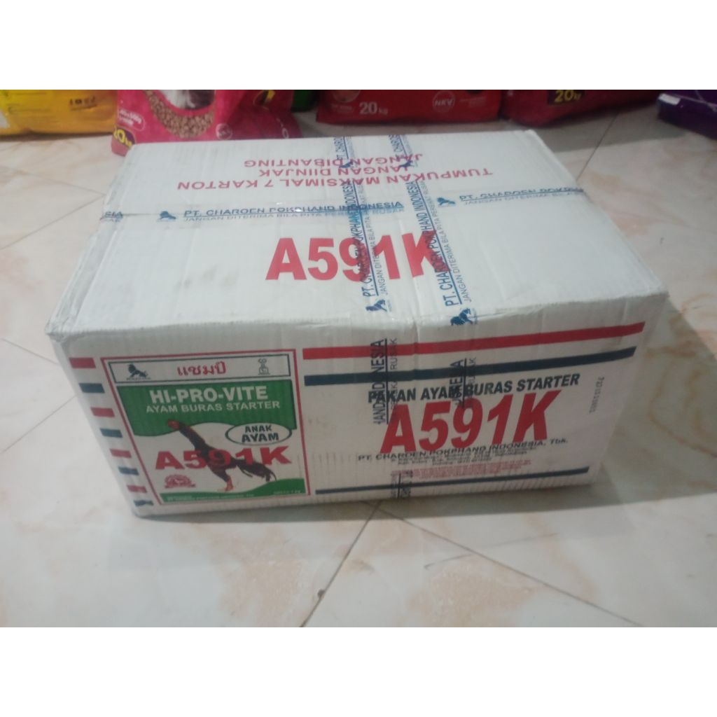 Hi Pro Vite 591 Freshpack 1 Dus (20 Pcs) Pakan Ayam Buras