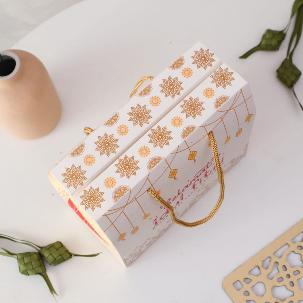Gable Box Idul Fitri Isi 10 pcs / Box Hampers Idul Fitri / Gable Box Lebaran / Box Hampers Lebaran /