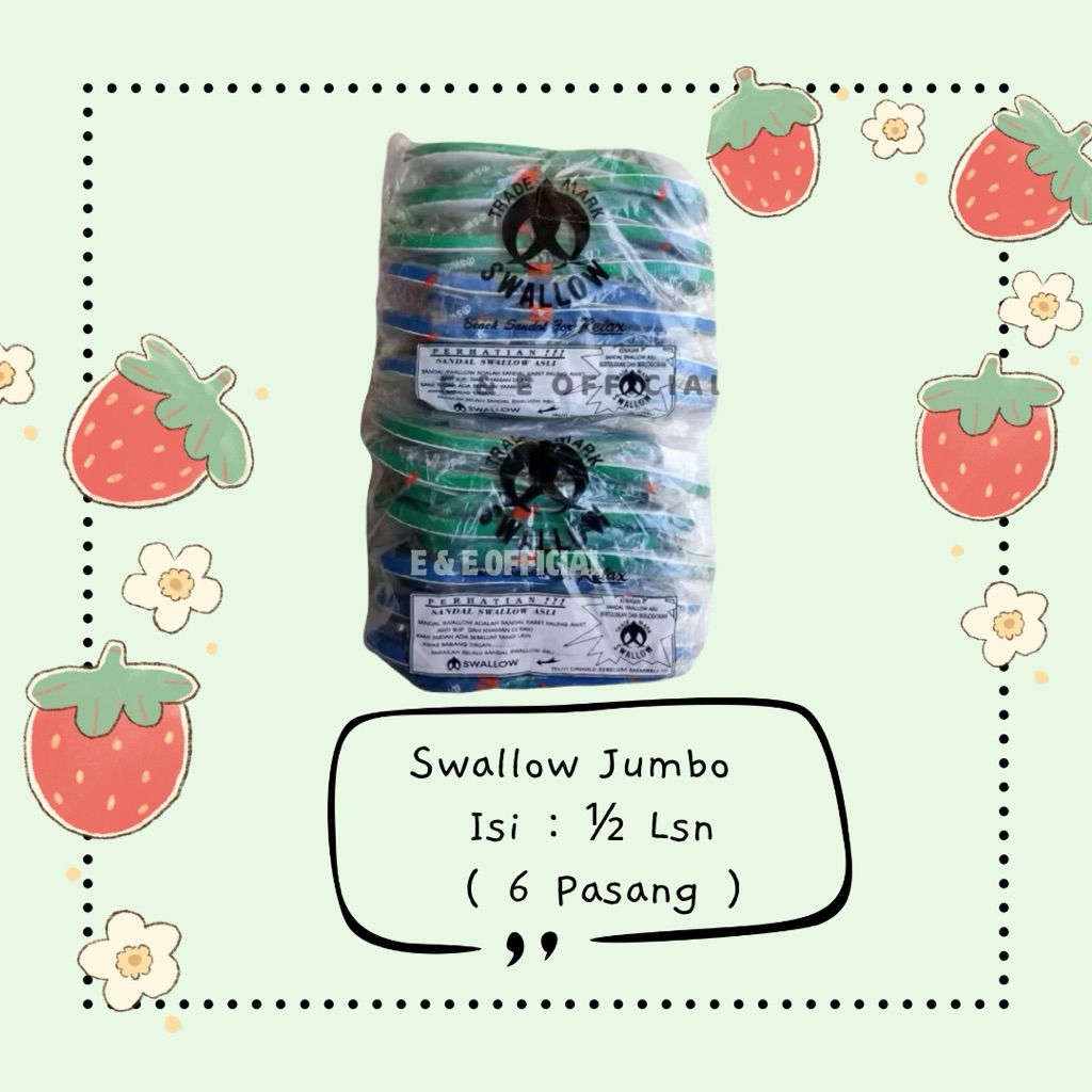 SANDAL JEPIT SWALLAW JUMBO / SENDAL JEPIT COWOK CEWEK / SWALLAW 10-10.5