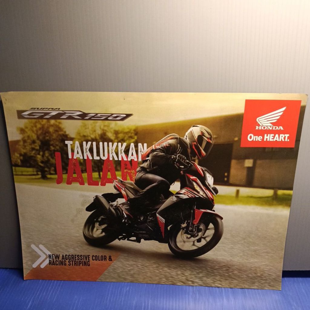 poster brosur leaflet Honda supra GTR150
