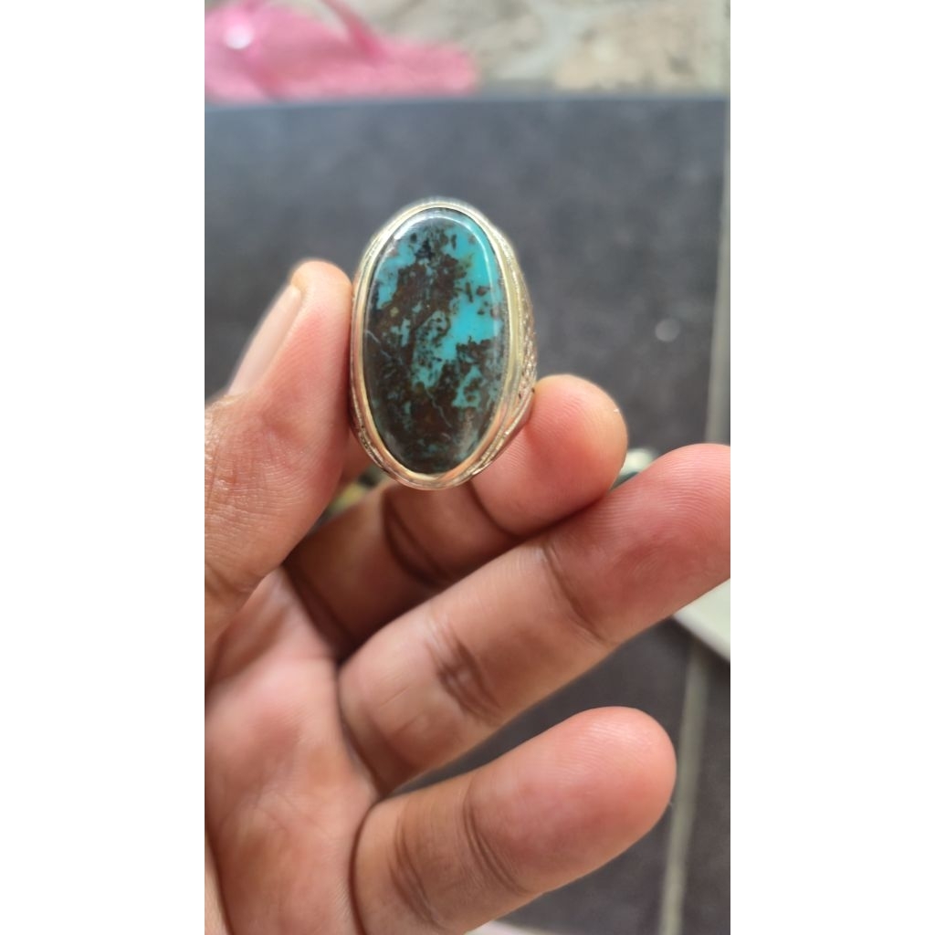 Natural Pirus Persia Biru urat Merah